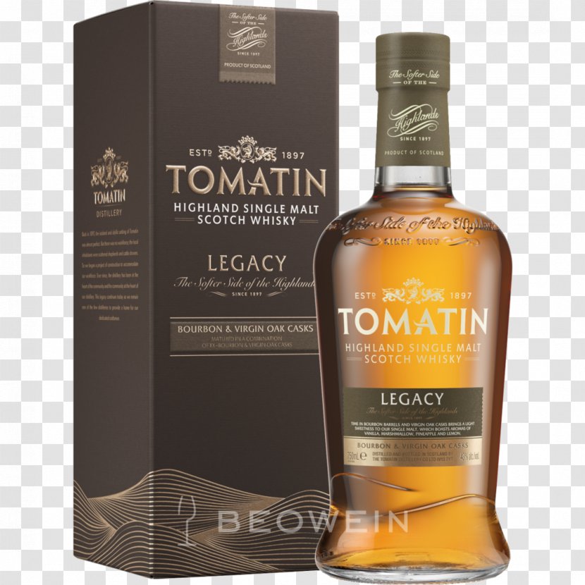 Single Malt Whisky Scotch Whiskey Tomatin - Distillery - Wine Transparent PNG