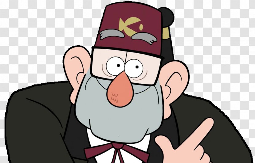 Grunkle Stan Mabel Pines Character - Frame - Watercolor Transparent PNG