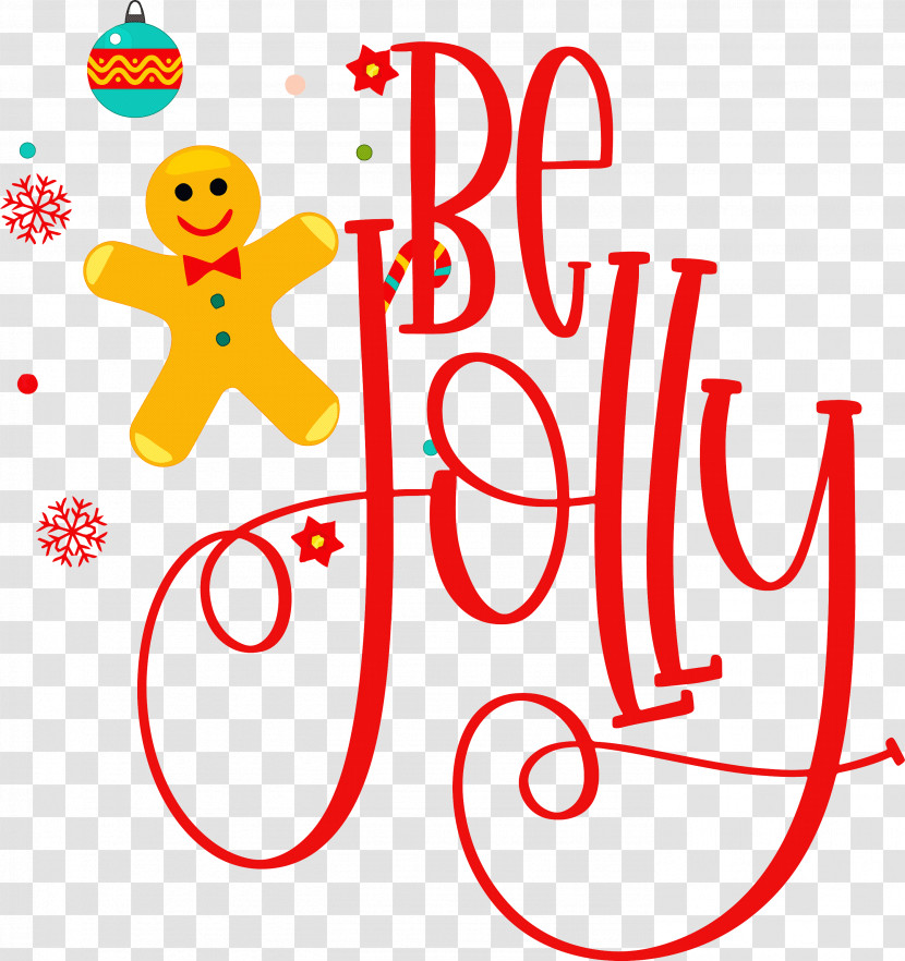 Be Jolly Christmas New Year Transparent PNG