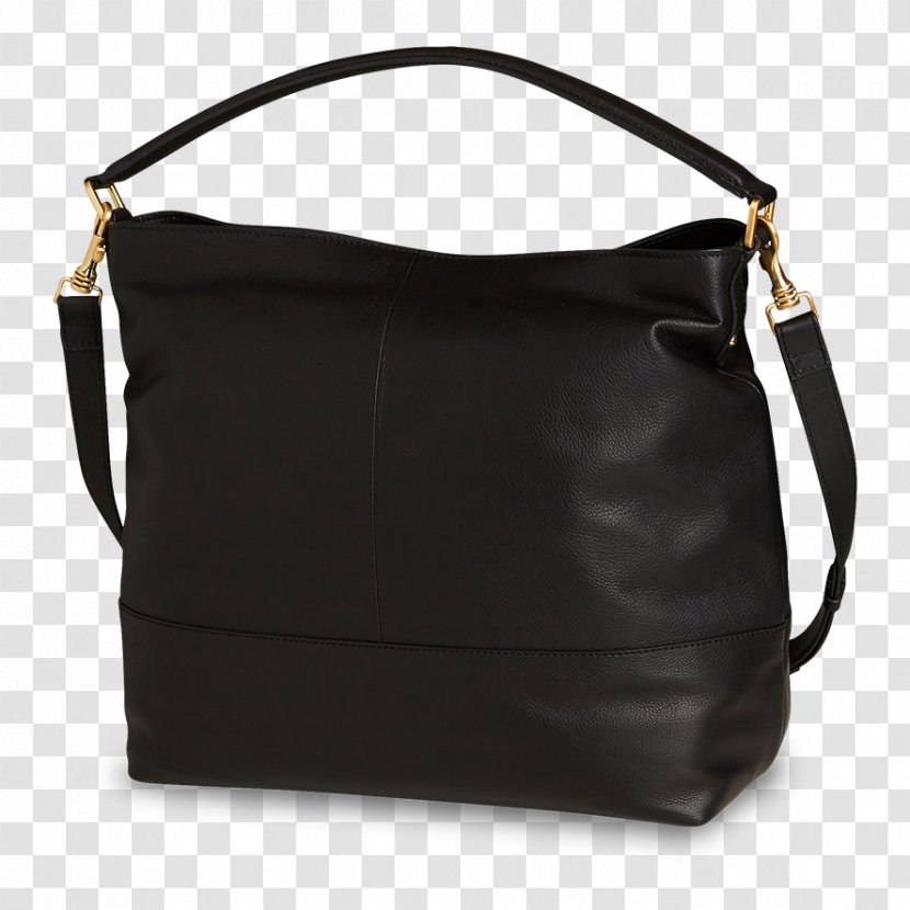 Hobo Bag Leather Messenger Bags Strap Handbag - Black Transparent PNG
