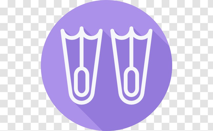 Logo Brand Font - Purple - Flippers Transparent PNG
