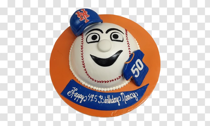 Birthday Cake Cupcake Frosting & Icing New York Mets Transparent PNG
