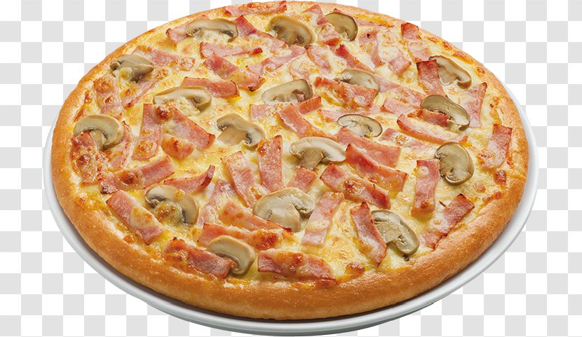 California-style Pizza Sicilian Ham Cocktail - Cheese - Mushroom For Transparent PNG