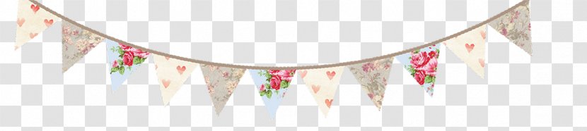 Body Jewellery Line - Pink - Bunting Flag Transparent PNG