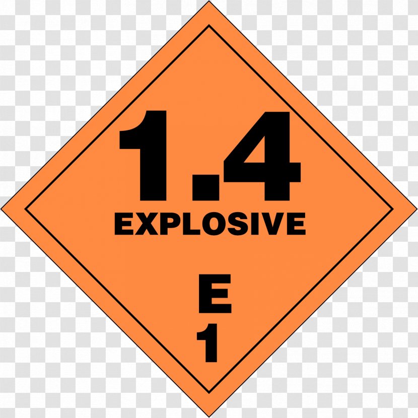 Dangerous Goods HAZMAT Class 9 Miscellaneous Explosive Material Placard ADR - Hazmat - Explosion Transparent PNG