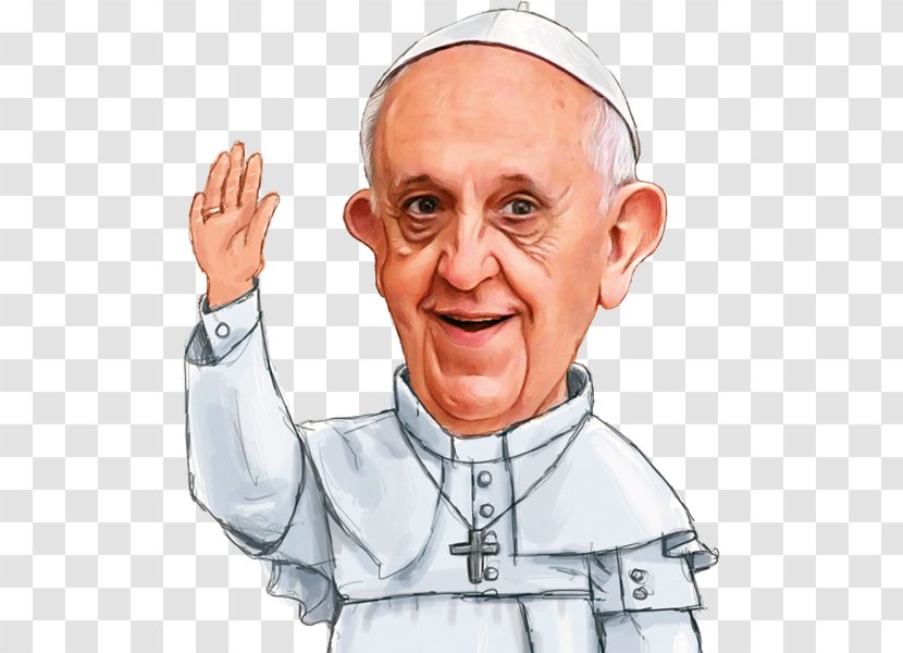 Pope Francis Caricature Vatican City Holy See - Homily Transparent PNG