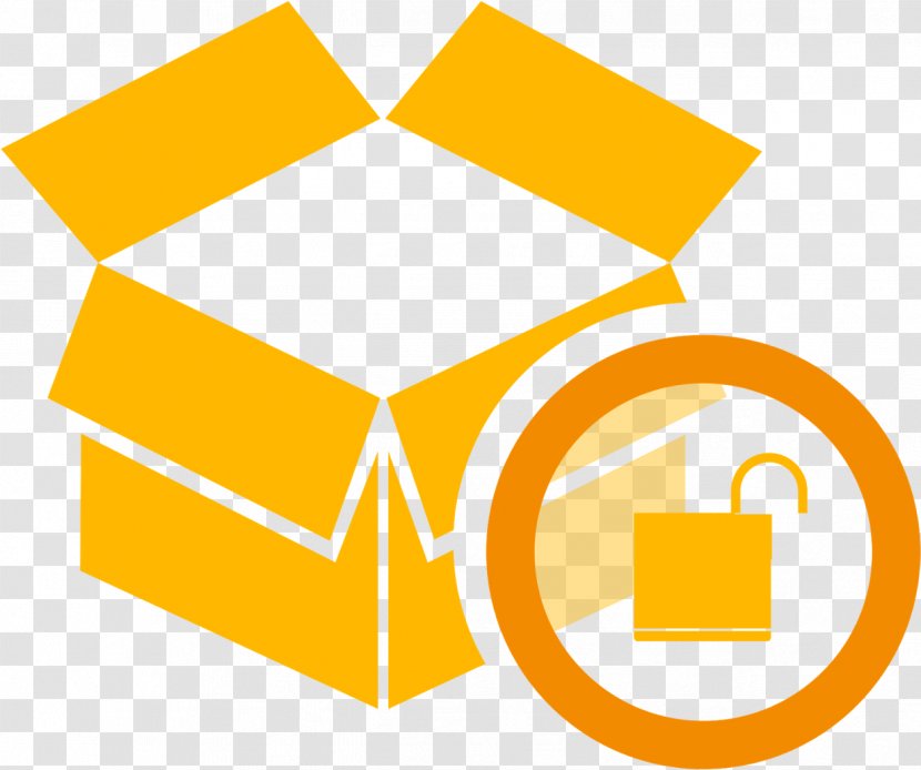 Box Icon - Design - Logo Yellow Transparent PNG