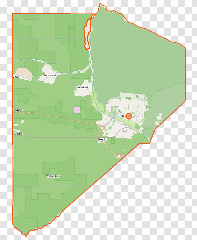 Białowieża National Park Rezerwat Pokazowy Żubrów Żebra Żubra Zwierzyniec, Podlaskie Voivodeship - Map Transparent PNG