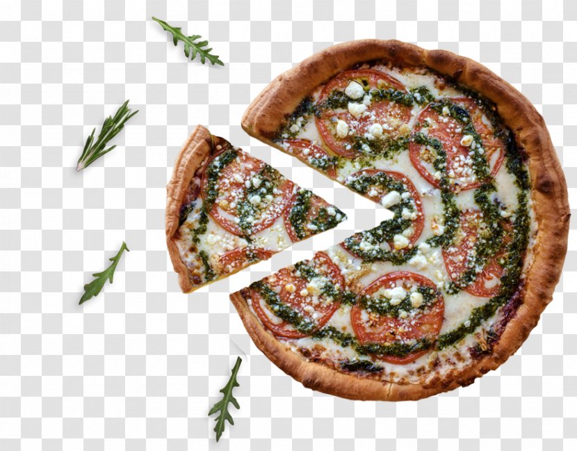 Sicilian Pizza Quiche Vegetarian Cuisine - Italian Food - Tomato Transparent PNG