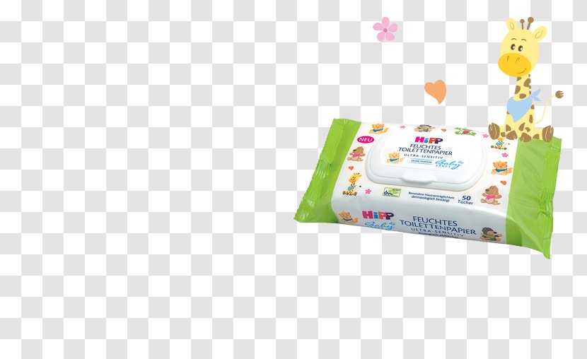 Toilet Paper Wet Wipe HiPP Babysanft Pflegecreme - Toy Transparent PNG
