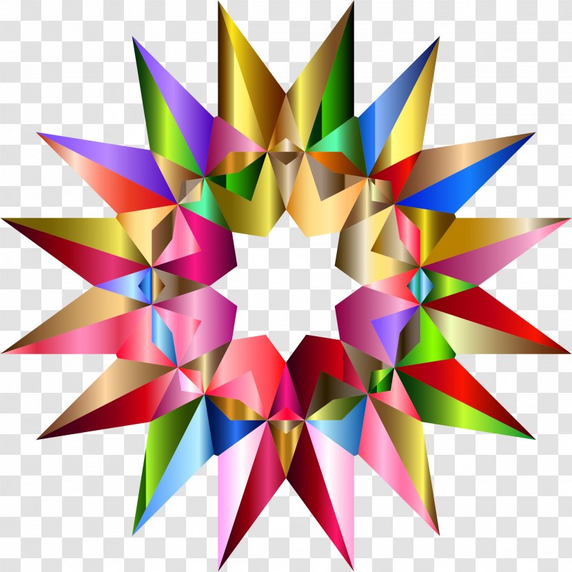 Star Geometry Clip Art - Triangle - 5 Transparent PNG