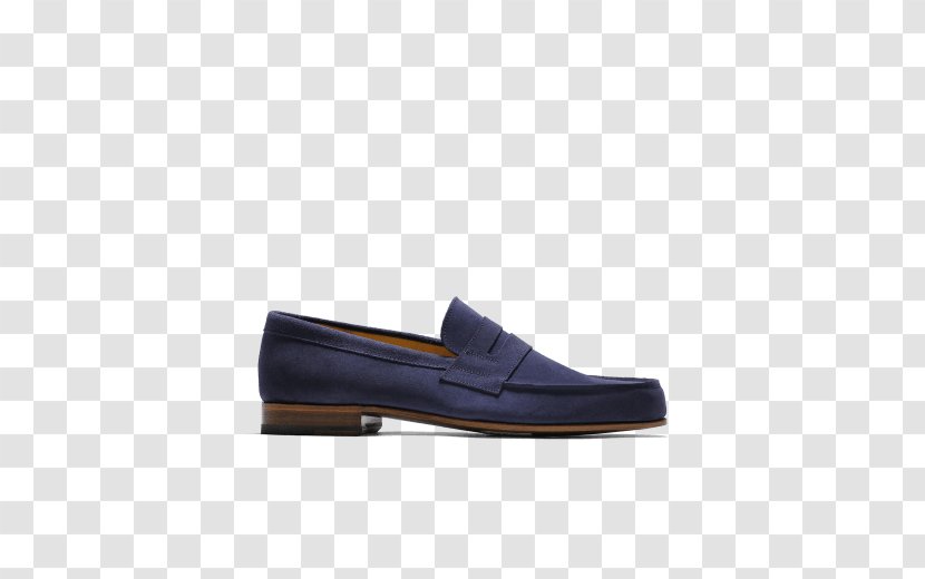 Slip-on Shoe Suede Moccasin Leather - Blue - Boot Transparent PNG