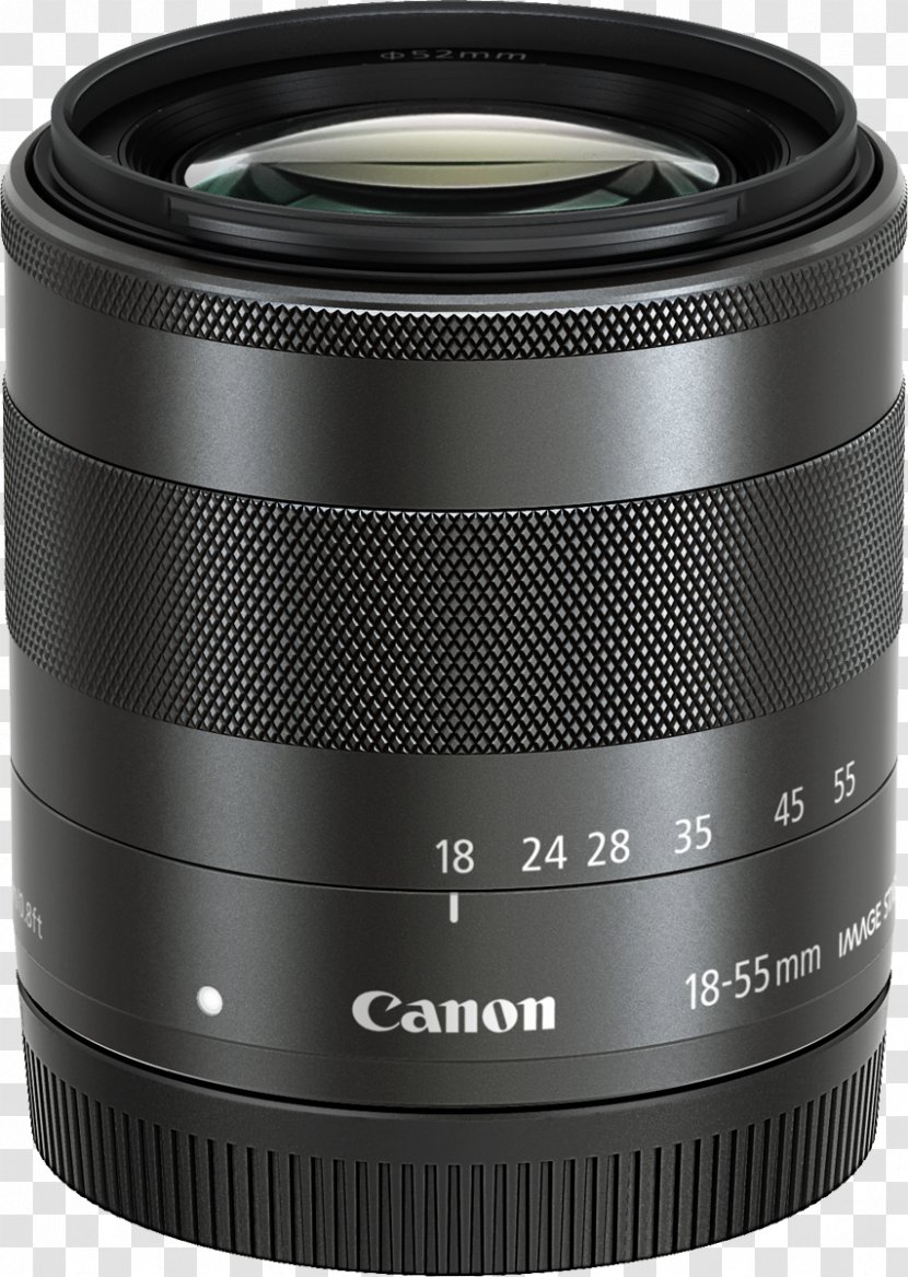 Canon EOS M EF-S 18–55mm Lens EF-M EF Mount - Efs 1855mm F3556 Is Stm - Camera Transparent PNG