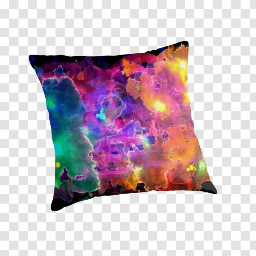 Throw Pillows Cushion Purple Dye - Pillow - Rubbish Transparent PNG