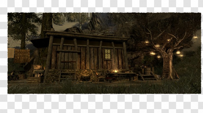 The Elder Scrolls V: Skyrim Shack Home House Hut - Log Cabin Transparent PNG