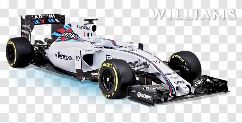 2015 Formula One World Championship Williams Martini Racing FW37 2018 FIA Mercedes AMG Petronas F1 Team - Open Wheel Car - Lc Baterias Transparent PNG
