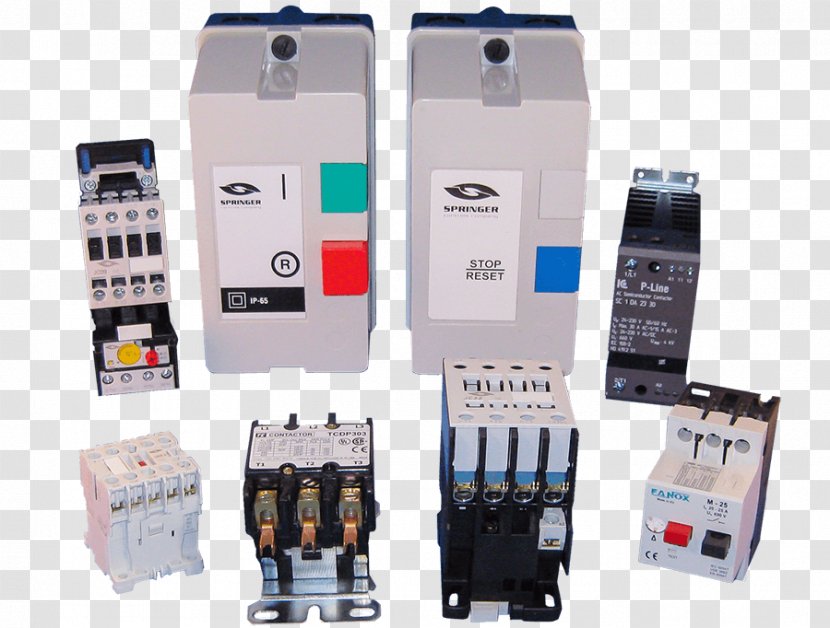 Circuit Breaker Contactor Electric Motor Electricity Electronics Transparent PNG