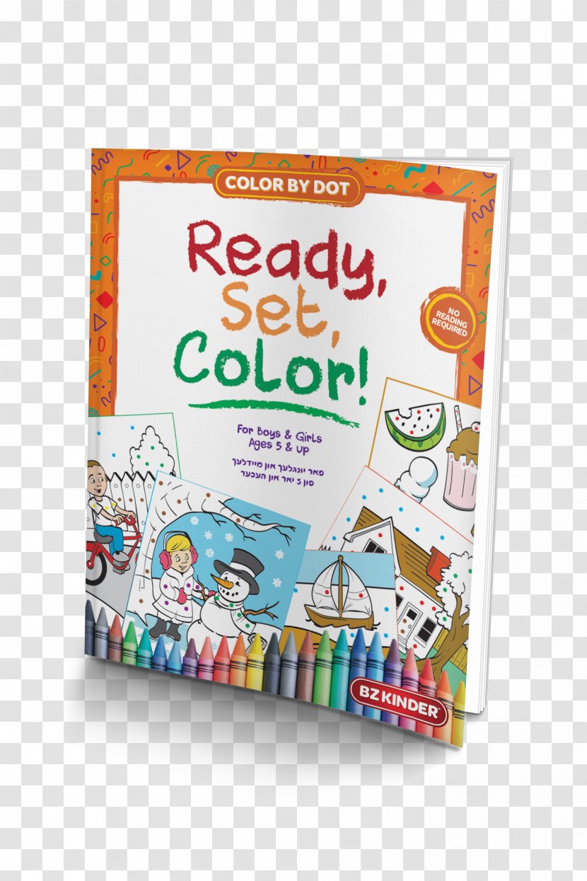 Ready! Set! Color! Color By Dot Junior Coloring Book - Step Transparent PNG
