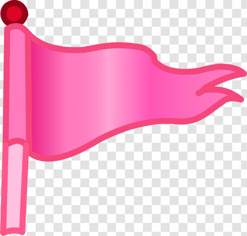 Flag - National - Hand Painted Pink Transparent PNG