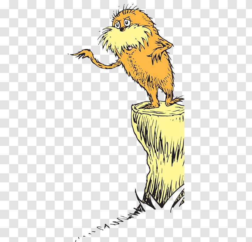The Lorax Ted I Speak For Trees, Trees Have No Tongues. Children's Literature - Dr Seuss - Yellow Transparent PNG