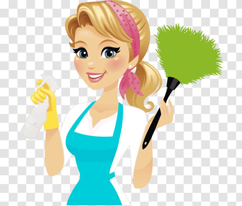 Cleaner Maid Service Commercial Cleaning Housekeeping - Fictional Character - Clining Vector Transparent PNG