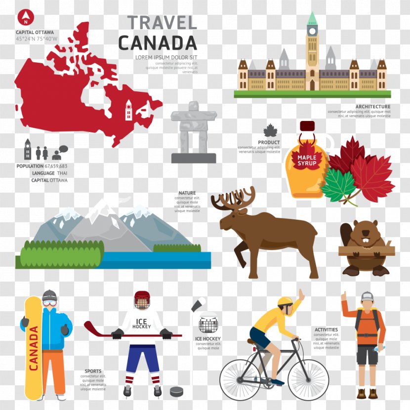 Canada Euclidean Vector Clip Art - Flat Tourism Transparent PNG