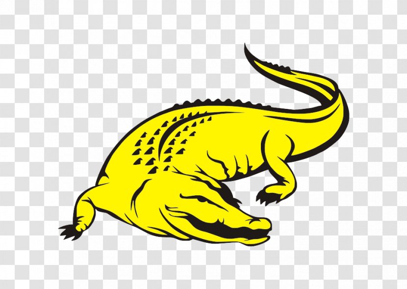 Vector The Crocodile Alligators Graphics Logo - Yellow Transparent PNG