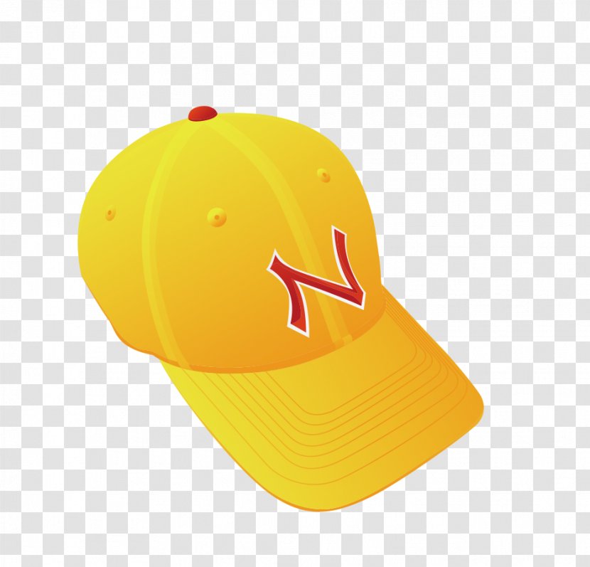 Baseball Cap Hat Product - Cartoon Yellow Sun Transparent PNG