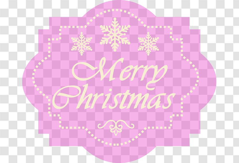 Hand-painted Purple Merry Christmas Monogram - Brand - Initial Transparent PNG