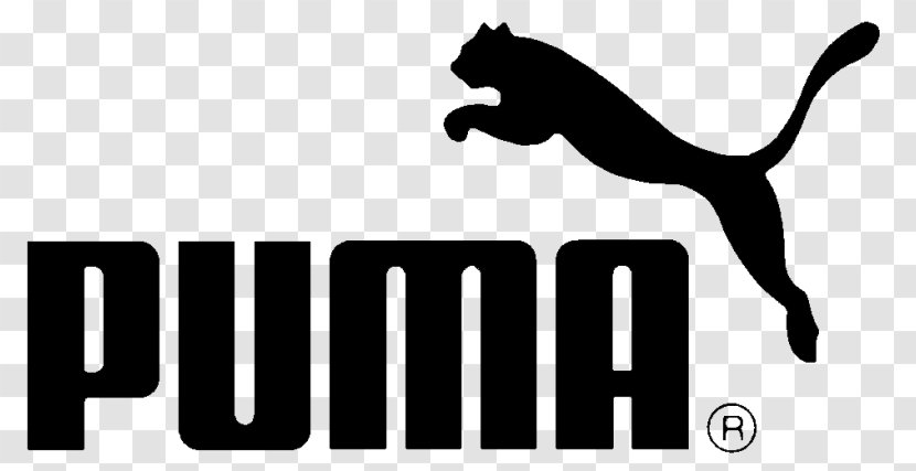 Puma Logo Clip Art - Cat - Black And White Transparent PNG