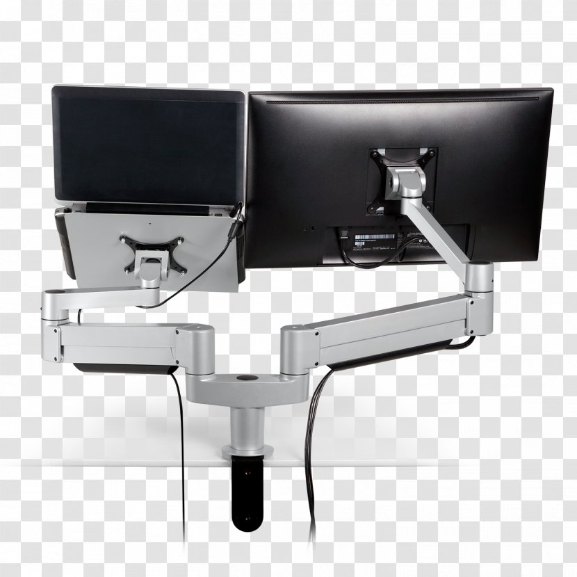 Desk Wall Reverse Computer Monitors Laptop Monitor Mount - Clamp - Innovative Transparent PNG