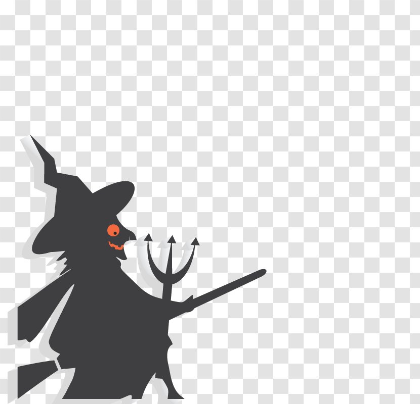 Halloween Flight - Mammal - Vector Witch Transparent PNG