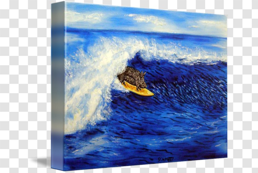 Water Resources Painting Pig Sea Vietnamese Pot-bellied - Canvas - Pot Bellied Transparent PNG