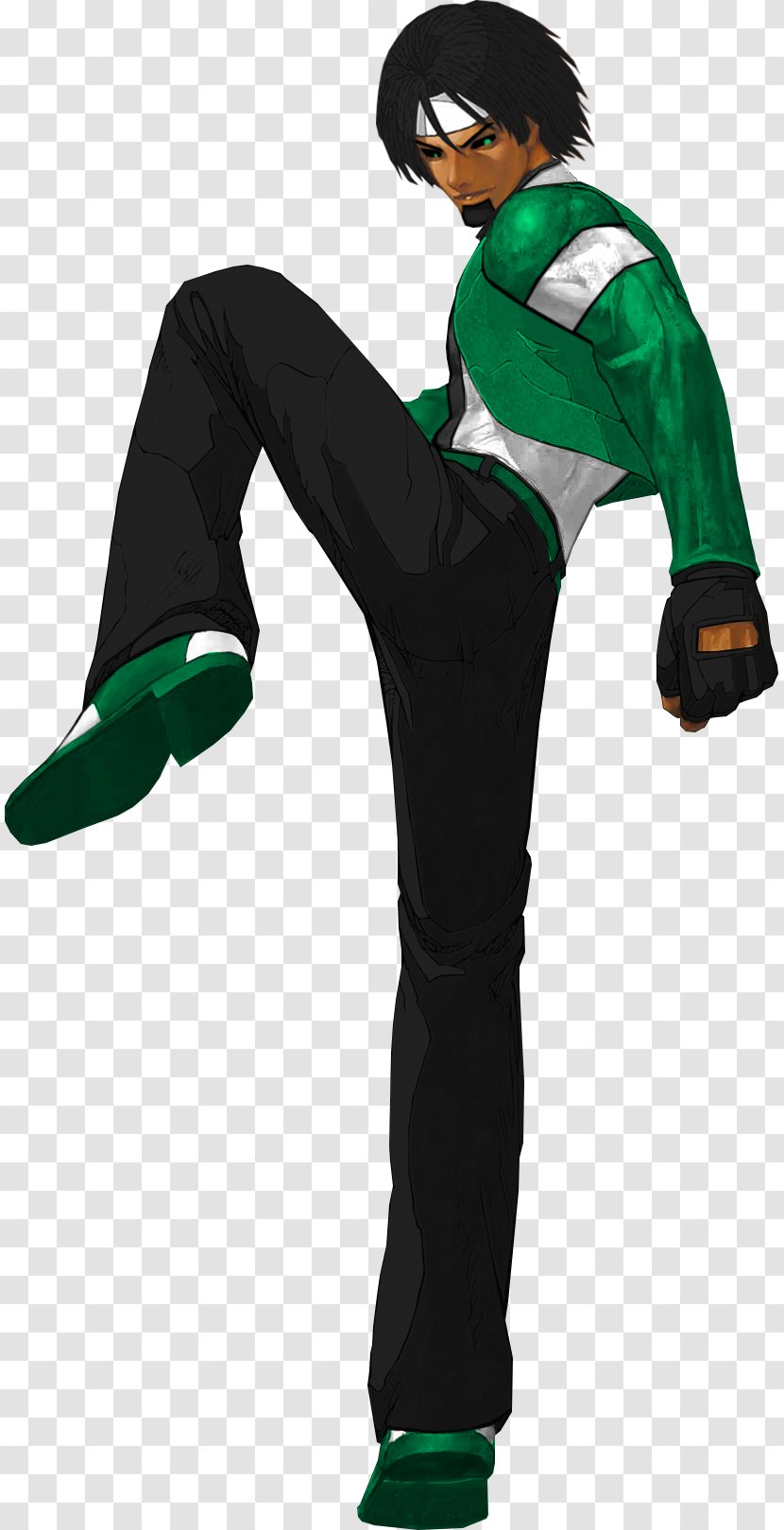 Green Costume Character - Mugen Transparent PNG