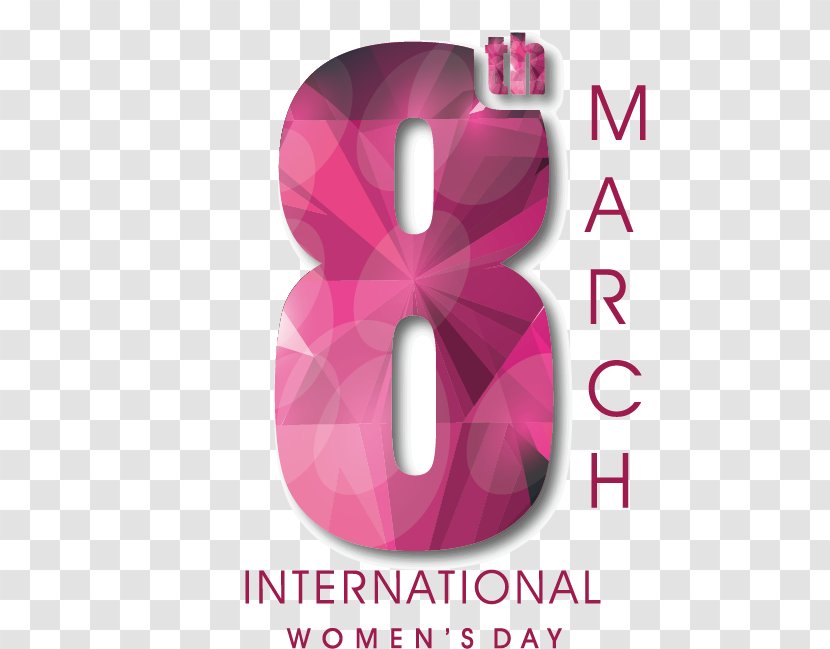 International Womens Day Woman March 8 - Magenta - Women's Element Transparent PNG
