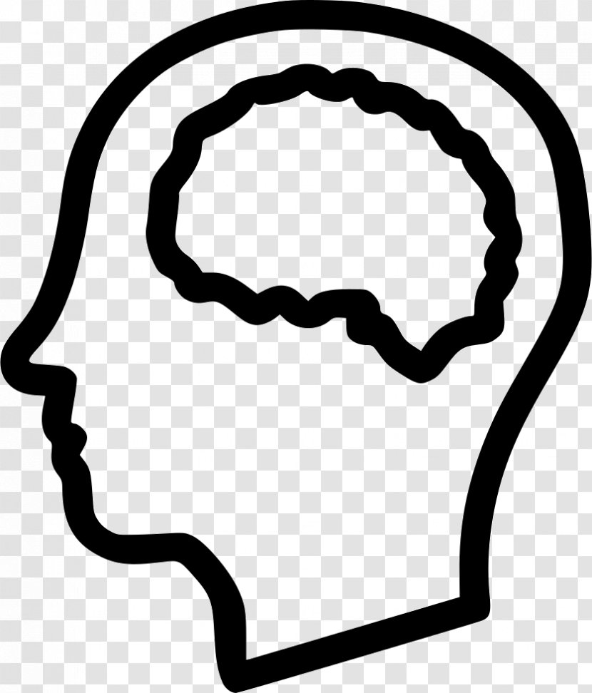 Intelligence Clip Art - Black And White - MIND POWER Transparent PNG