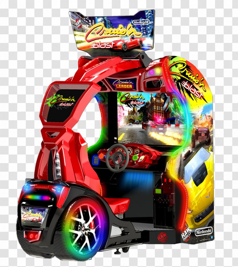 Cruis'n World USA Arcade Game Raw Thrills Racing Video - Eugene Jarvis - Atm United Amusements Vending Co Transparent PNG