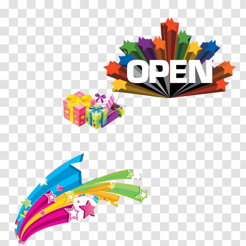 New Year Icon - Color - Opening Star Transparent PNG