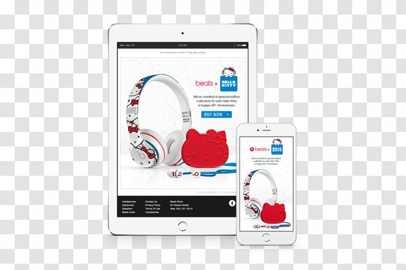 Hello Kitty Beats Electronics Germany So Wie Du Bist Apple - Cartoon - Watercolor Transparent PNG