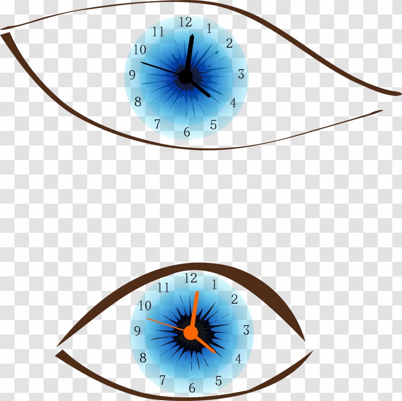 Alarm Clocks Digital Clock Eye Clip Art - Body Jewelry Transparent PNG