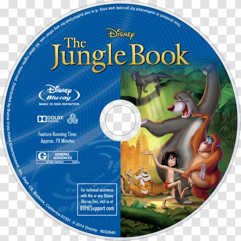 The Jungle Book Bagheera Baloo Blu-ray Disc Mowgli - Shere Khan - Junglebook Transparent PNG