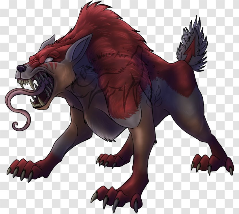 Werewolf Carnivores Cartoon Illustration Demon - Organism Transparent PNG