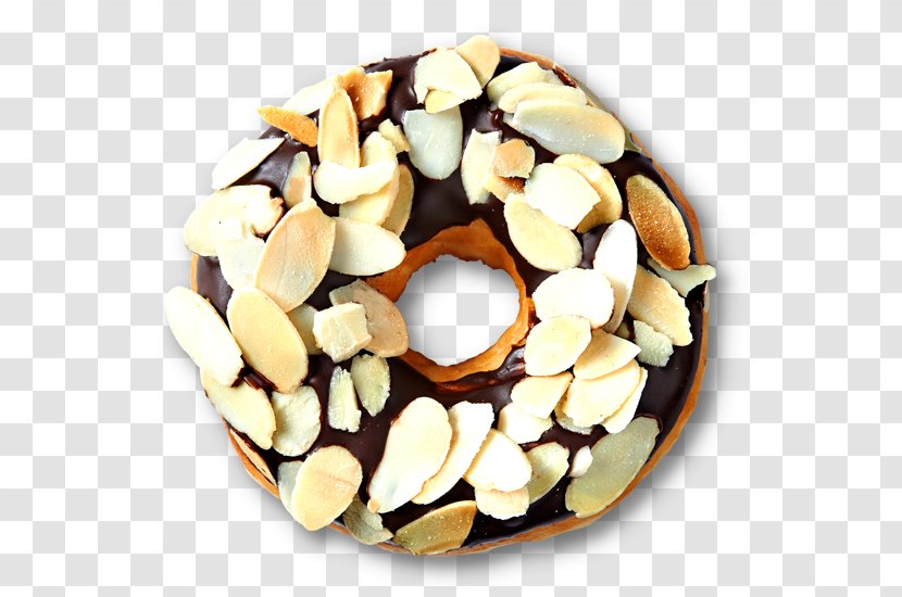 Donuts Almond Food Krispy Kreme Ingredient - Chocolate Spread Transparent PNG