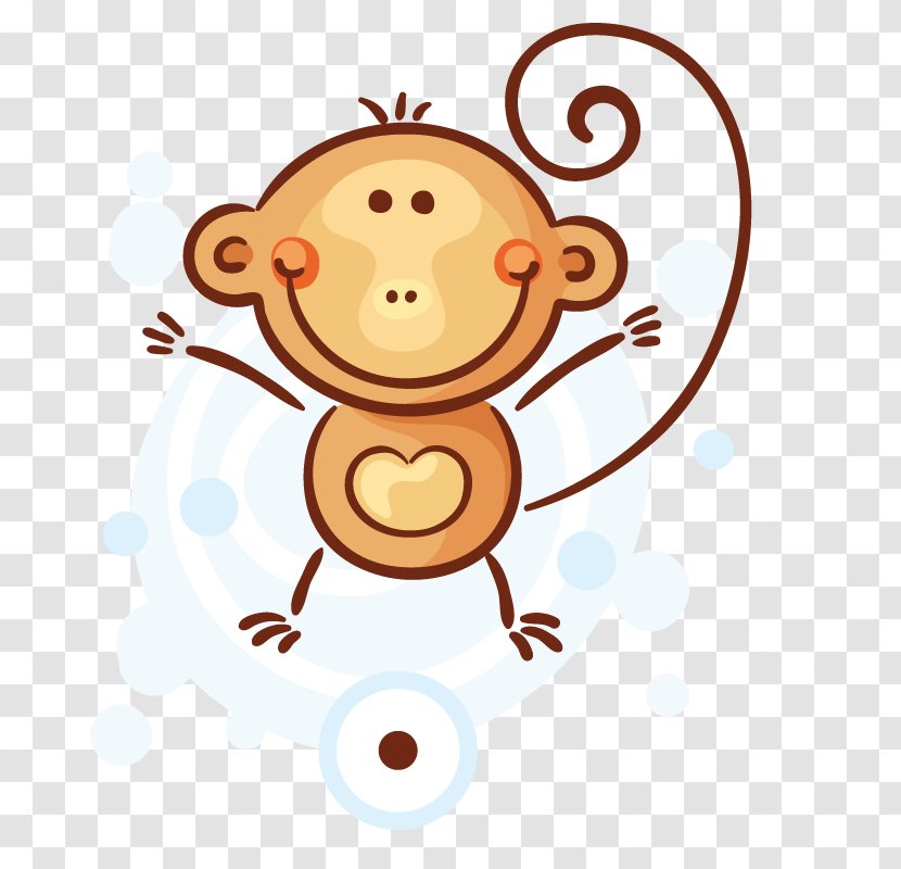 Giraffe Animal Clip Art - Royaltyfree - Animals Little Monkey Transparent PNG