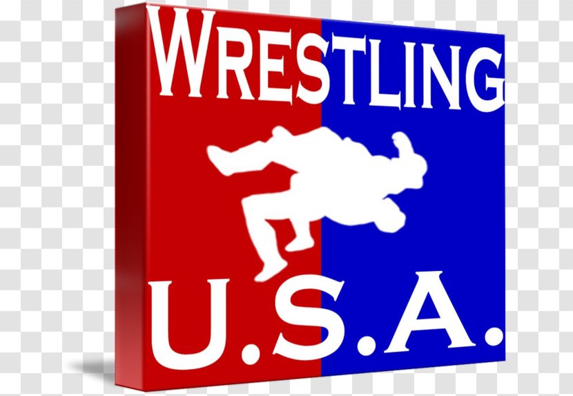 Banner Logo Brand Poster USA Wrestling - Advertising Transparent PNG