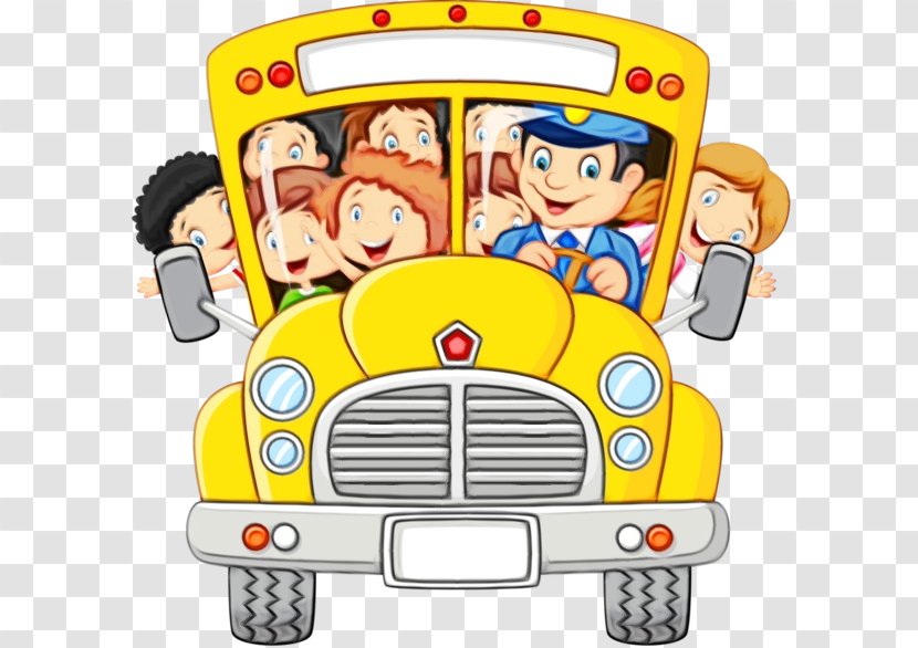 School Bus Clip Art Student Transport - Child - Mode Of Transparent PNG