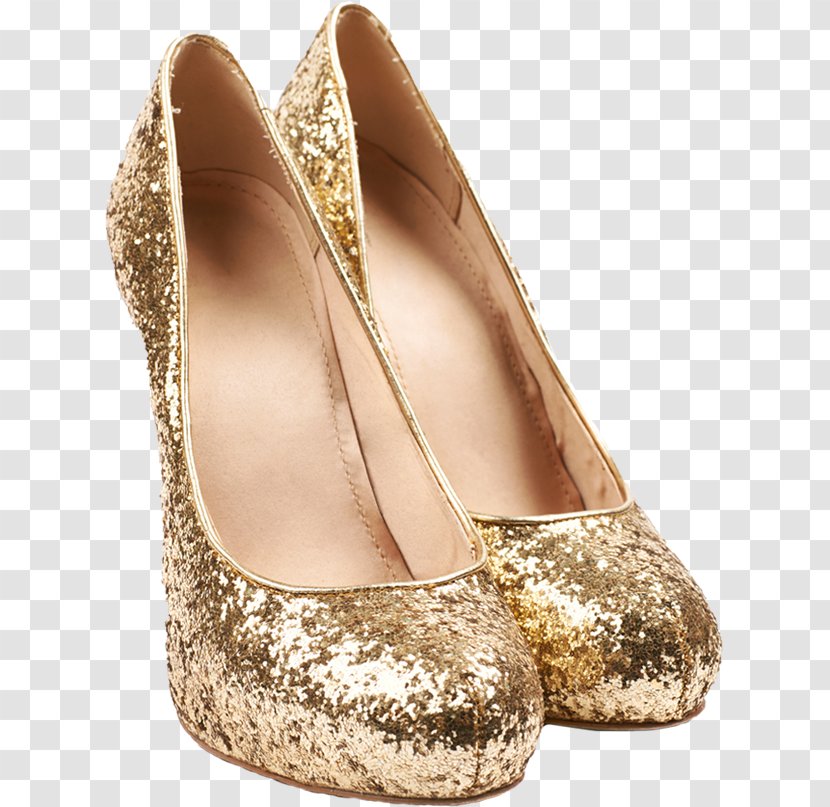 Ballet Flat High-heeled Shoe Glitter Transparent PNG