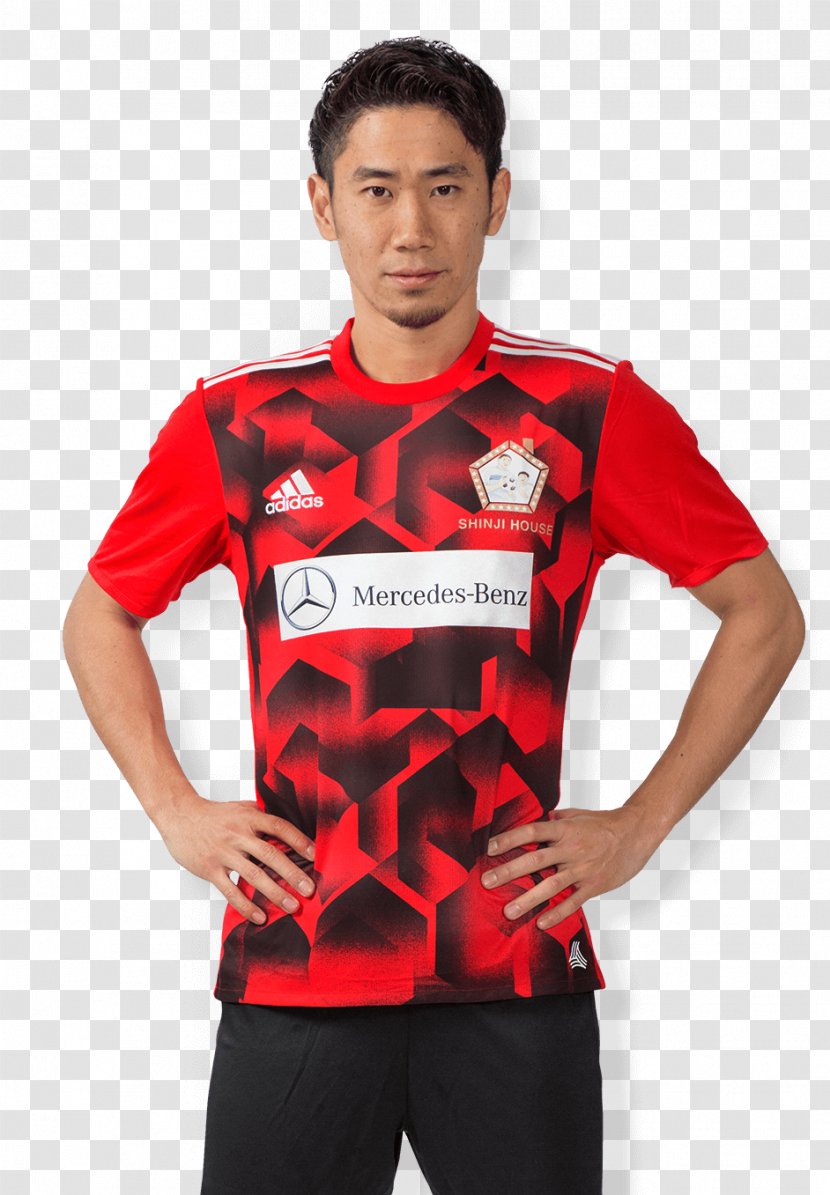 Shinji Kagawa T-shirt Jersey Northern California Cheerleading Uniforms Transparent PNG