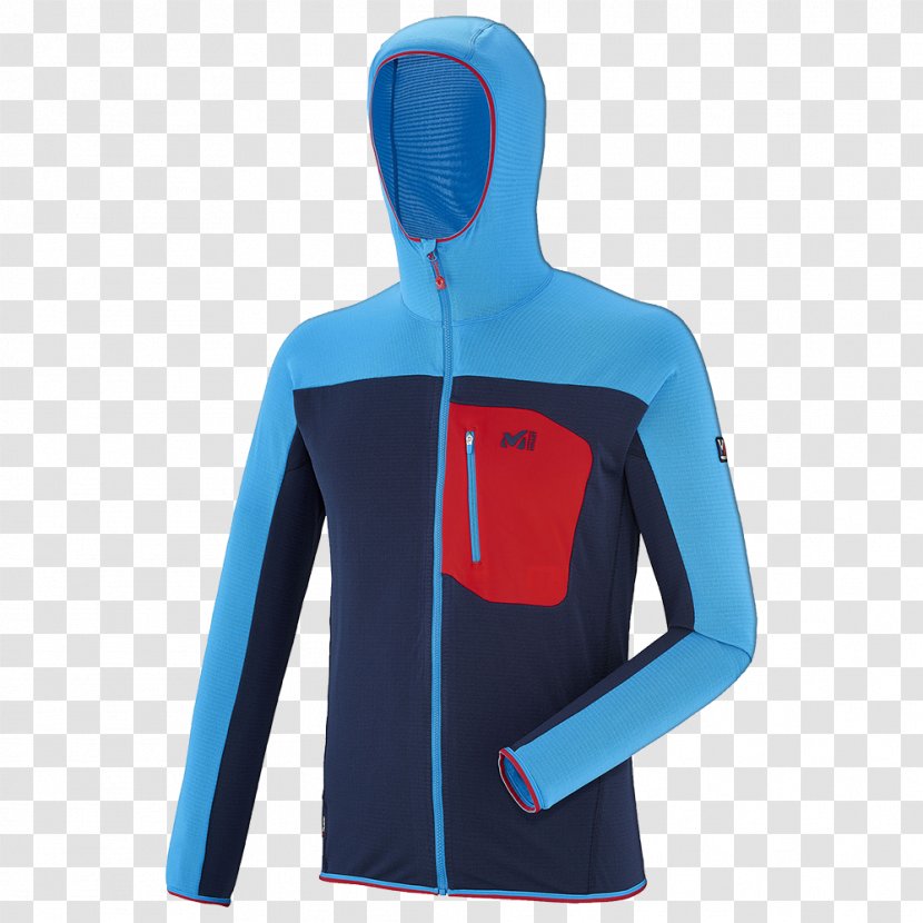 Hoodie Millet Jacket Polar Fleece - Trekking Transparent PNG