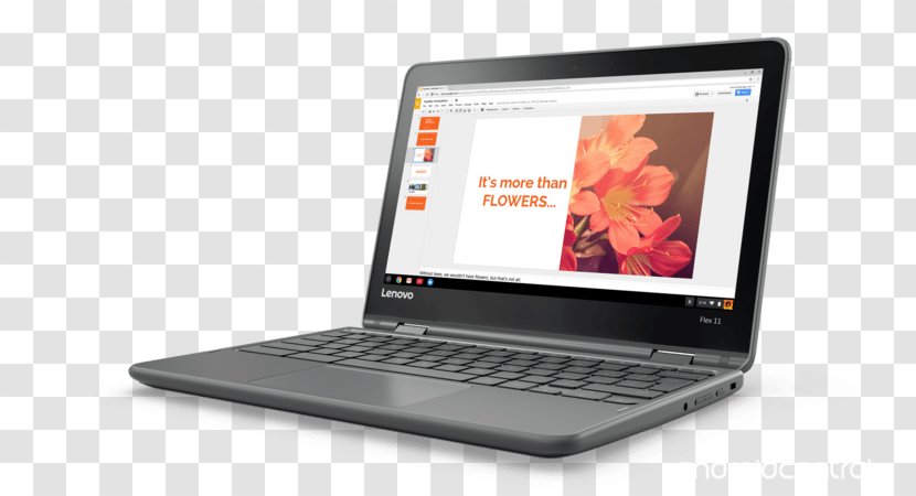 Laptop Lenovo Flex 11 Chromebook 2-in-1 PC Chrome OS - Touchscreen Transparent PNG